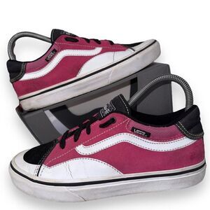 Vans TNT Advanced Prototype Skate Sneakers Pink‎ / Black / White Youth 5